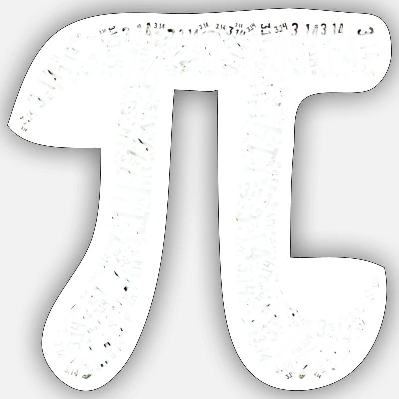 pi Sticker size S (10 x 10 cm)
