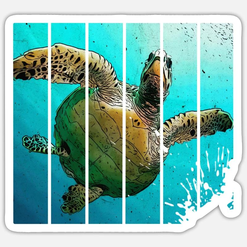 Sticker Größe S (10 x 10 cm) - 