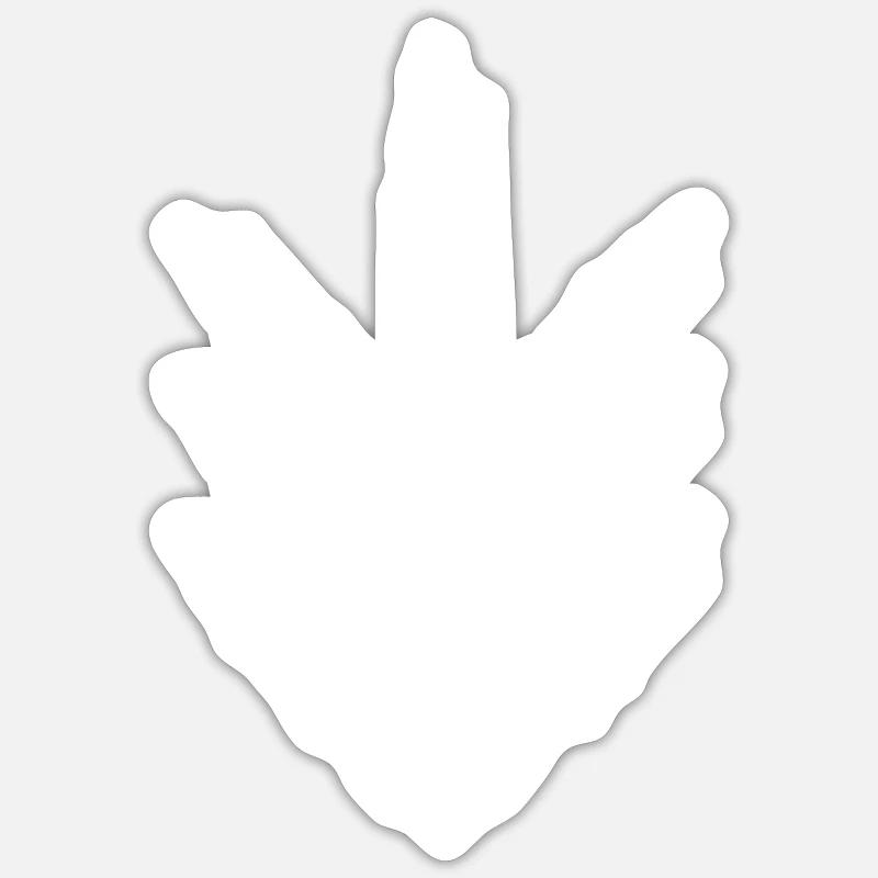 Down arrow Sticker size S (10 x 10 cm)