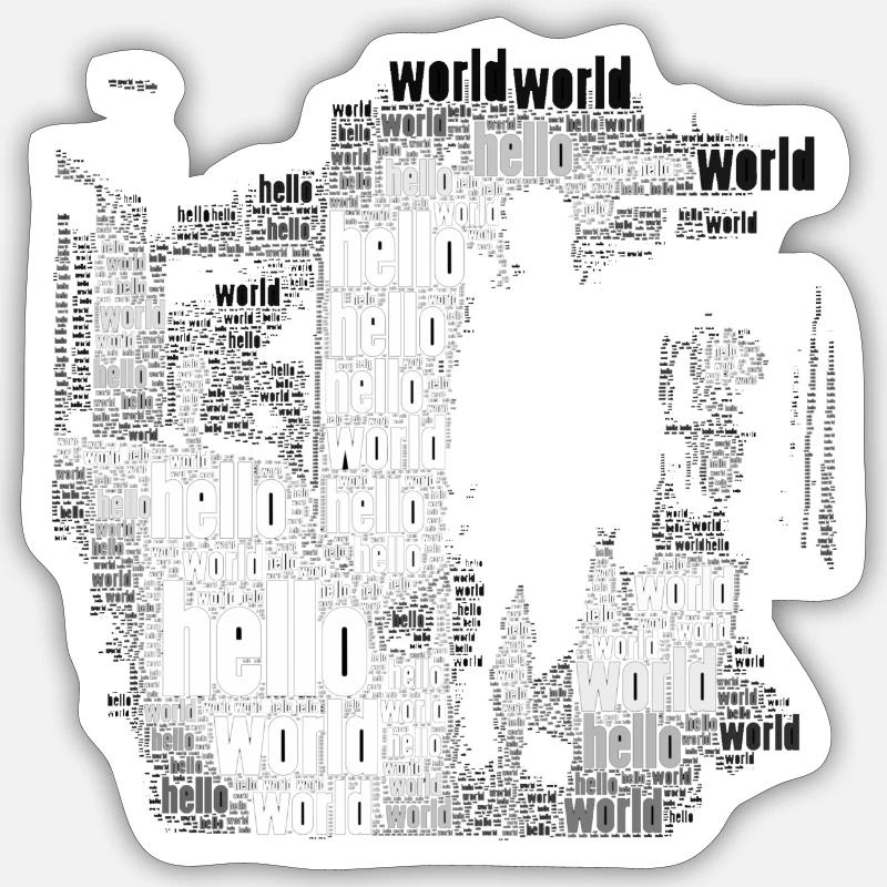 Sticker taille S (10 x 10 cm) - 