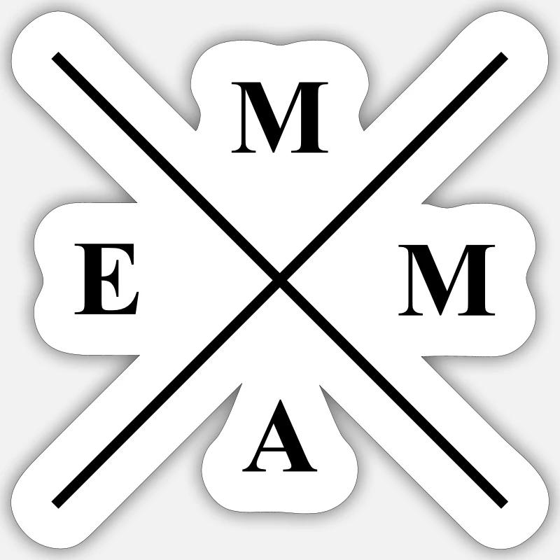 EMMA Sticker Größe S (10 x 10 cm)