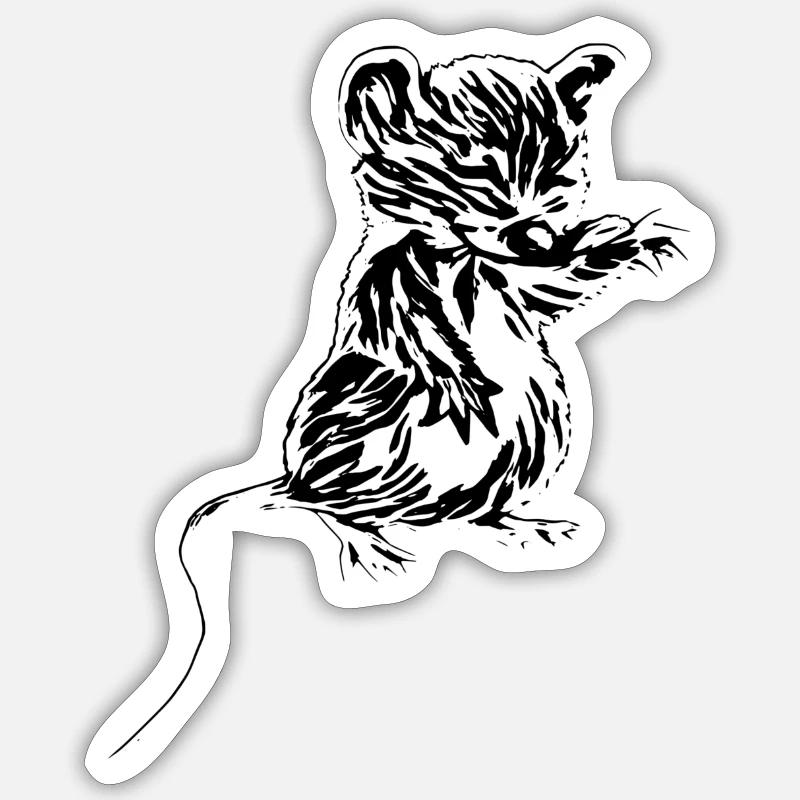 mouse Sticker size S (10 x 10 cm)