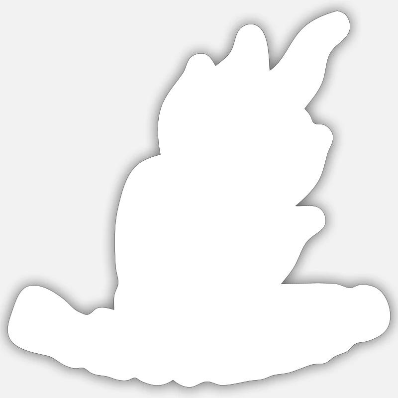 Drift say drift - Sticker size S (10 x 10 cm) - white matte