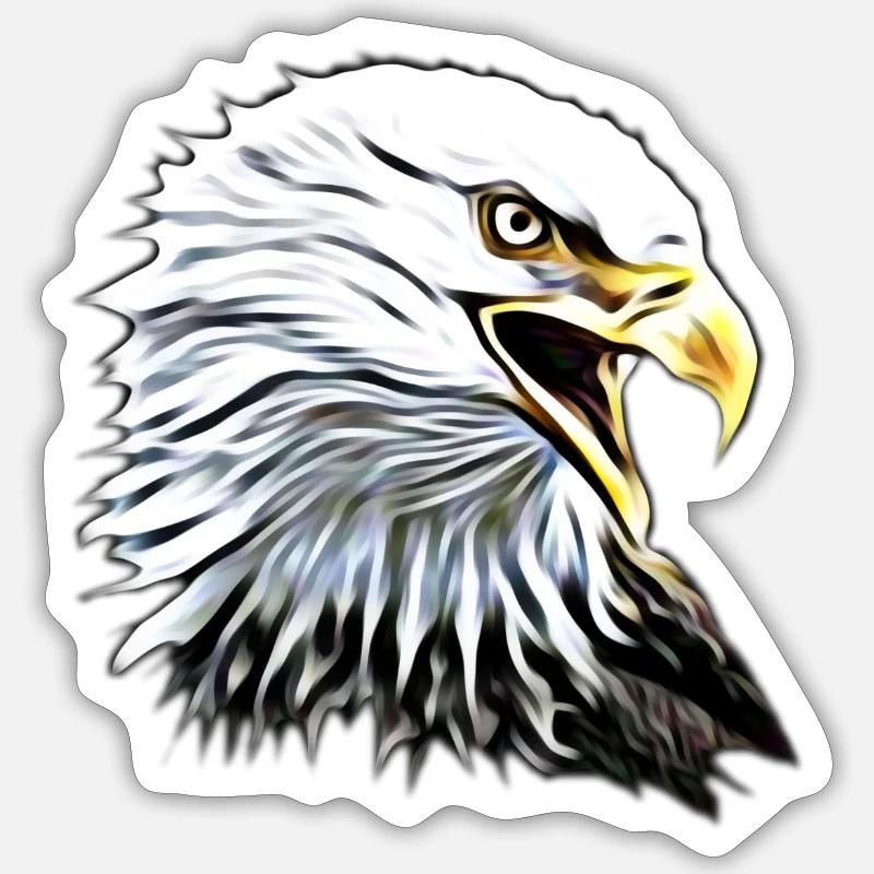 Eagle Sticker size S (10 x 10 cm)