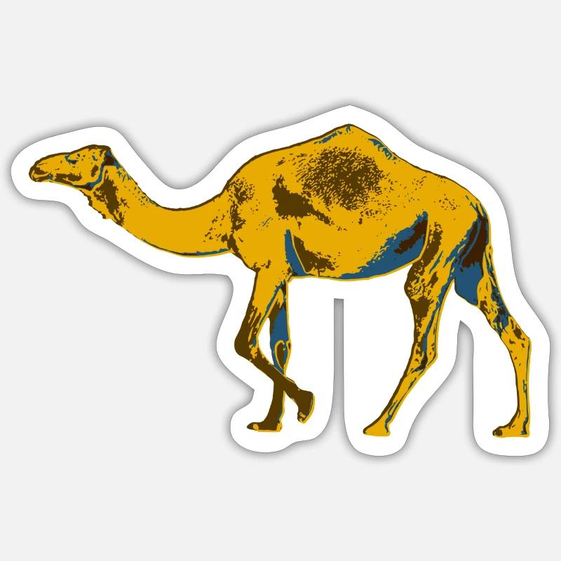 Dromedary Sticker size S (10 x 10 cm)