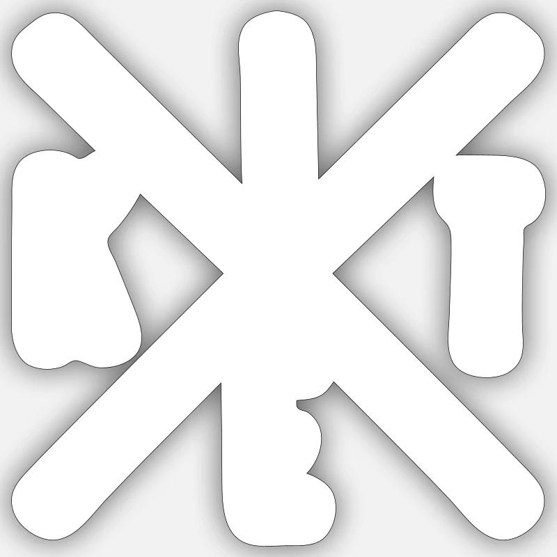 Sticker Größe S (10 x 10 cm) - 