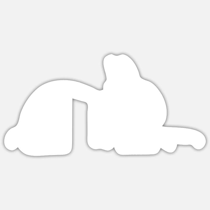 Rabbit Sticker size S (10 x 10 cm)