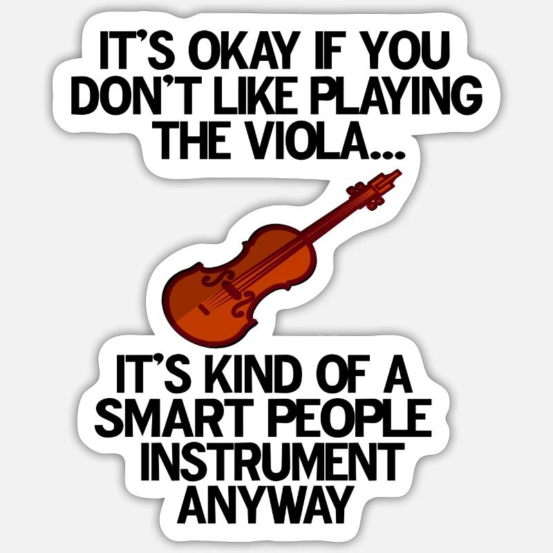 Viola - Sticker size S (10 x 10 cm) - white matte
