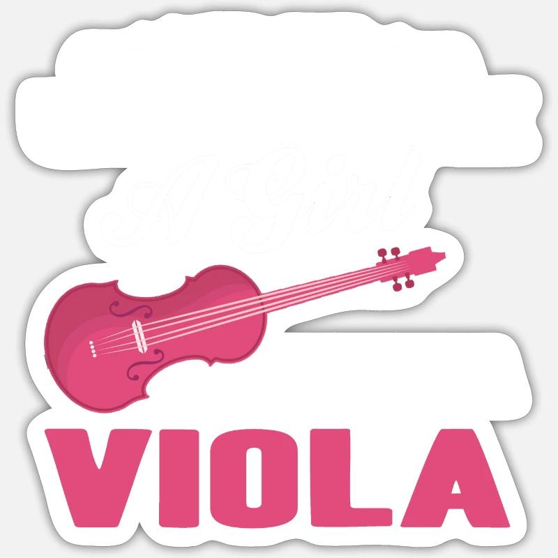 viola Sticker size S (10 x 10 cm)