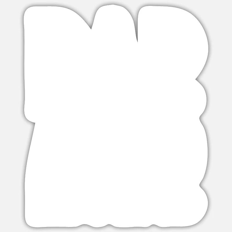Aikido - Sticker Größe S (10 x 10 cm) - Mattweiß