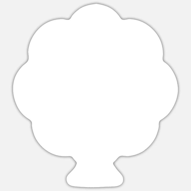 Tree Tree - Sticker size S (10 x 10 cm) - white matte