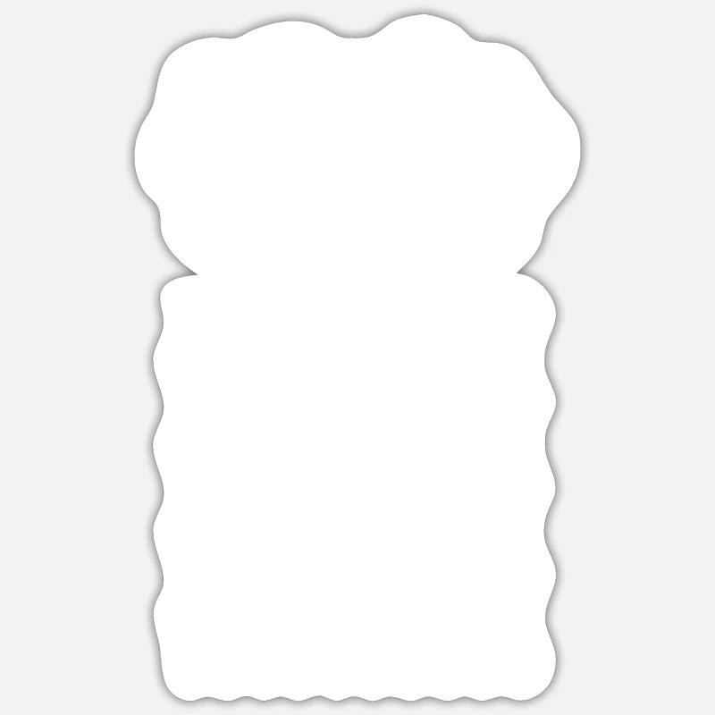 Bit Regen Wolke Informatiker - Sticker Größe S (10 x 10 cm) - Mattweiß