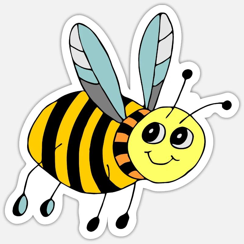 Insekt - Sticker Größe S (10 x 10 cm) - Mattweiß