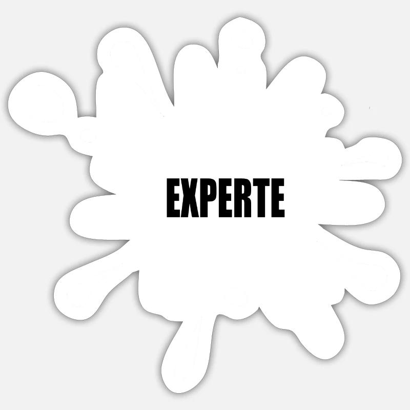 Experte Sticker Größe S (10 x 10 cm)