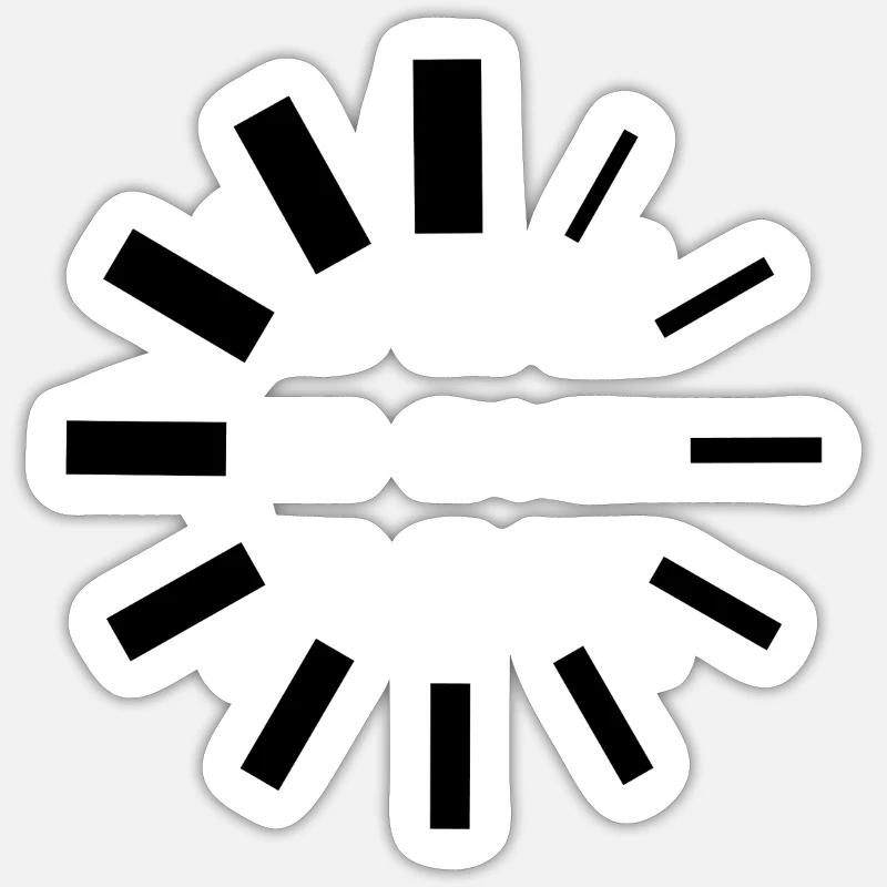 Loading logo - Sticker size S (10 x 10 cm) - white matte
