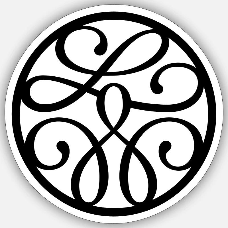 Muster Sticker Größe S (10 x 10 cm)