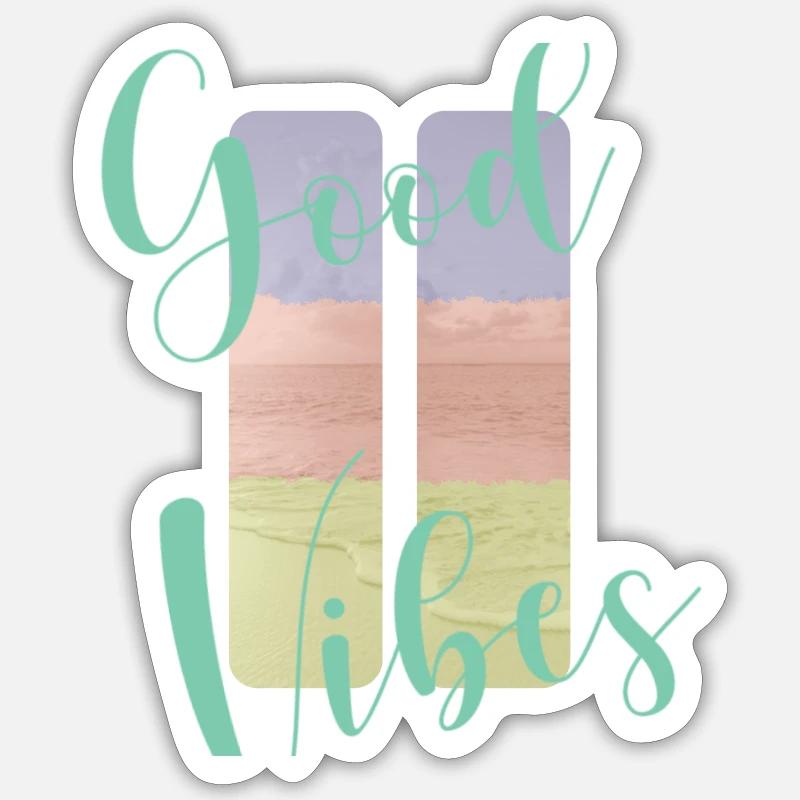 surf - Sticker formato S (10 x 10 cm) - bianco opaco