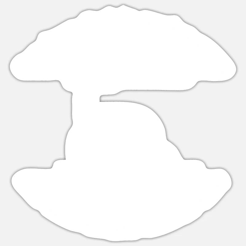 Mann kann Nudeln machen warm oder kalt Sticker Größe S (10 x 10 cm)