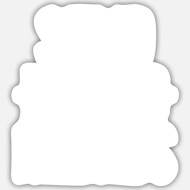 Envoyer des mèmes - Sticker taille S (10 x 10 cm) - blanc mat