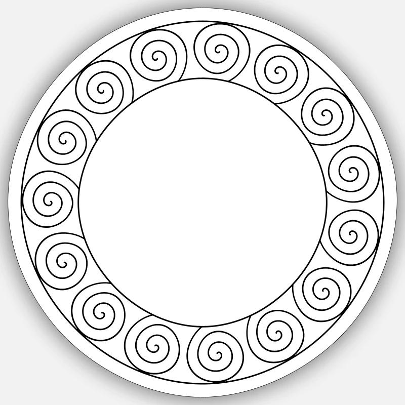 Frame Maya Celtic own design Sticker size S (10 x 10 cm)