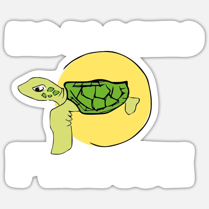 No Plastic Please - Sticker size S (10 x 10 cm) - white matte