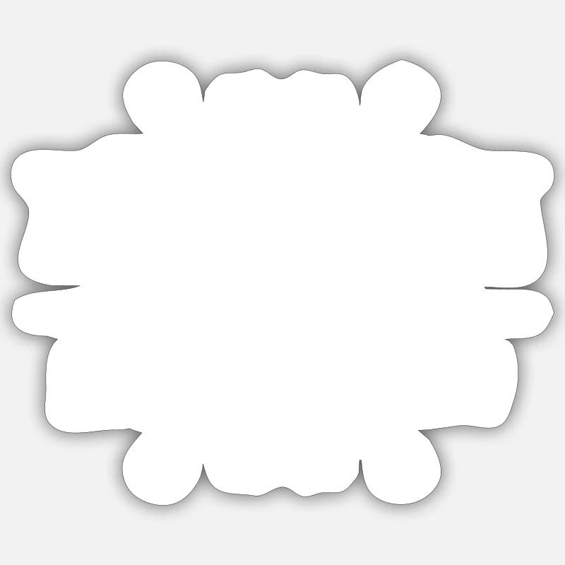 ich lese keine Anleitung - Sticker Größe S (10 x 10 cm) - Mattweiß