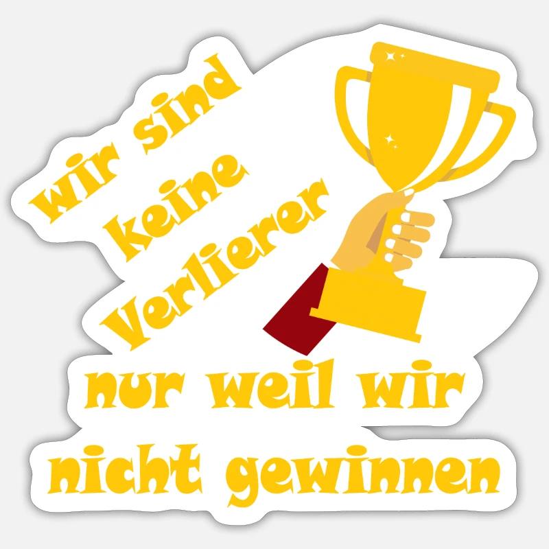 nous ne sommes pas perdants simplement parce que nous ne gagnons pas Sticker taille S (10 x 10 cm)