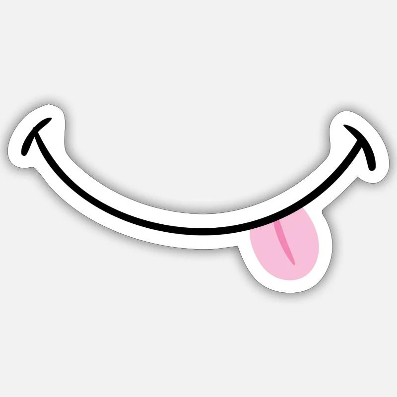 Fun - Sticker size S (10 x 10 cm) - white matte