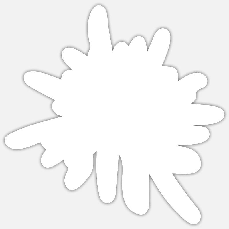 Glitzernder magischer Stern oder Sternschnuppe Sticker Größe S (10 x 10 cm)