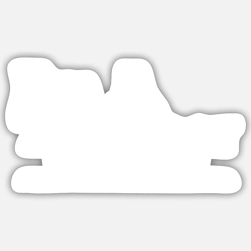 Ich bin ein Lehrer. Sticker Größe S (10 x 10 cm)