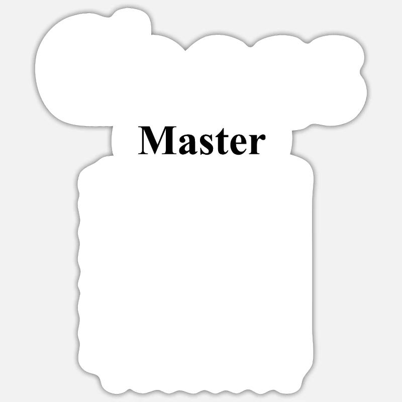 chess - Sticker size S (10 x 10 cm) - white matte