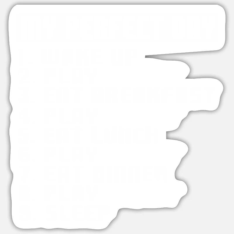 Cornet - Sticker taille S (10 x 10 cm) - blanc mat
