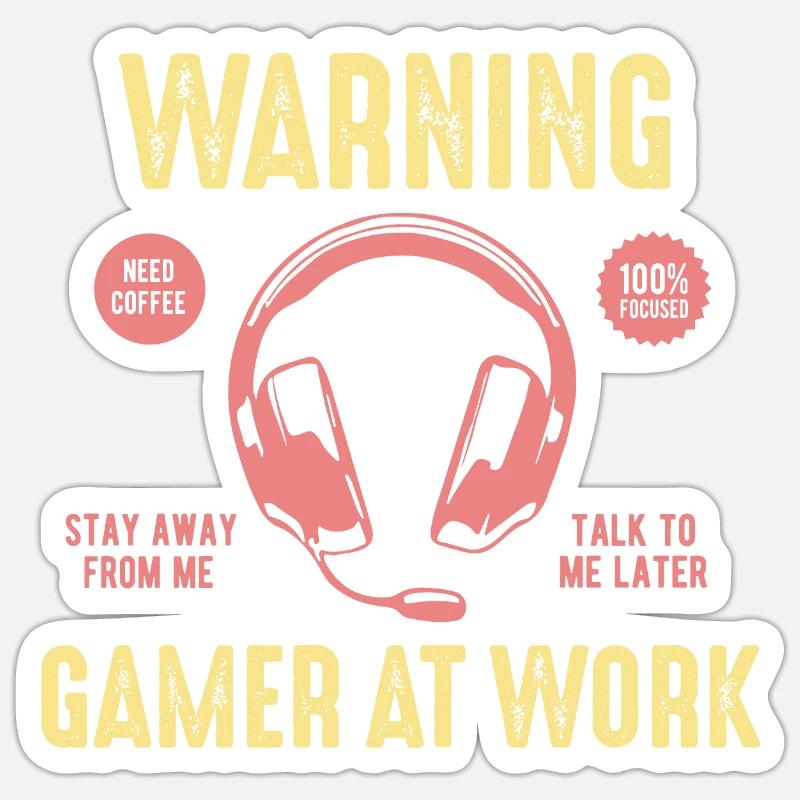 Computer games Sticker size S (10 x 10 cm)