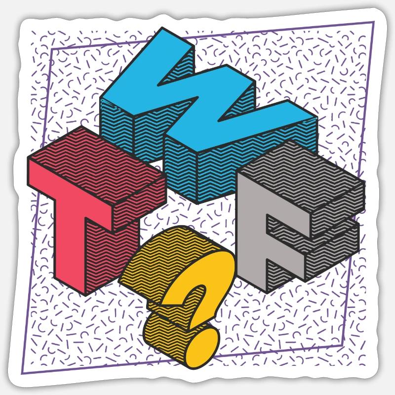 Sticker taille S (10 x 10 cm) - 