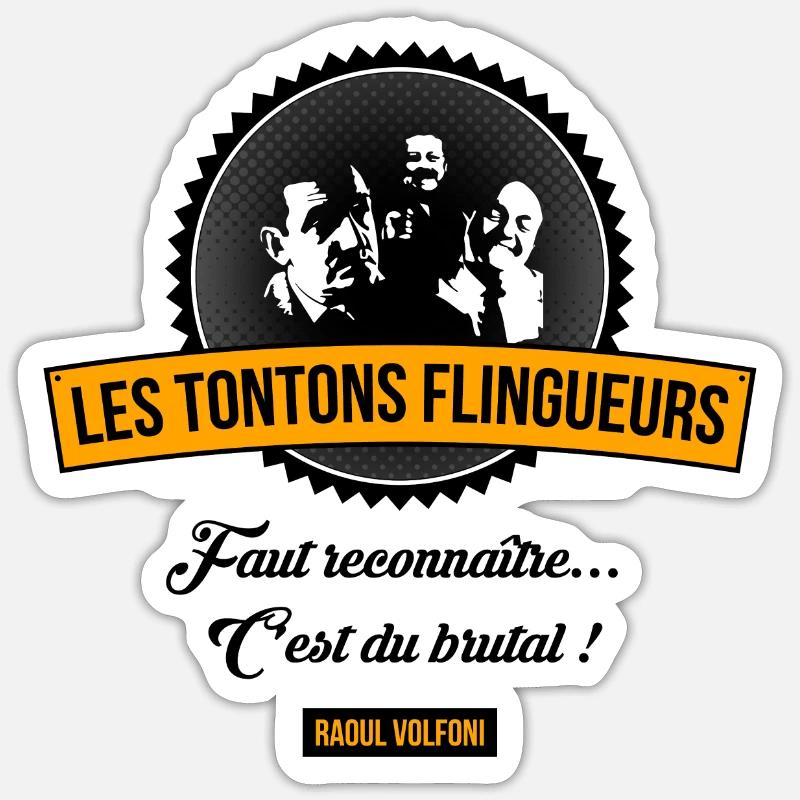 C'est du brutal ! Sticker taille S (10 x 10 cm)