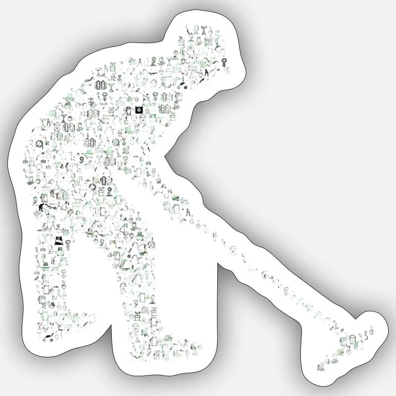 Sticker taille S (10 x 10 cm) - 