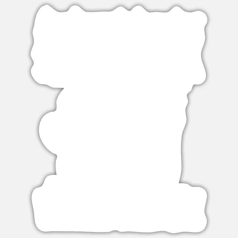 Never walk alone - Sticker size S (10 x 10 cm) - white matte