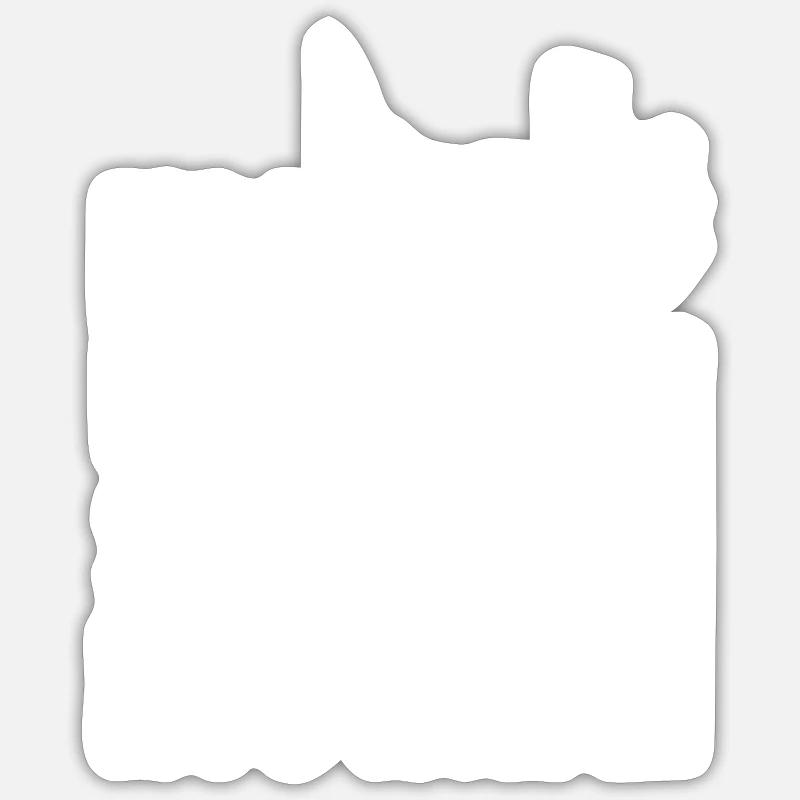 Blocage - Sticker taille S (10 x 10 cm) - blanc mat