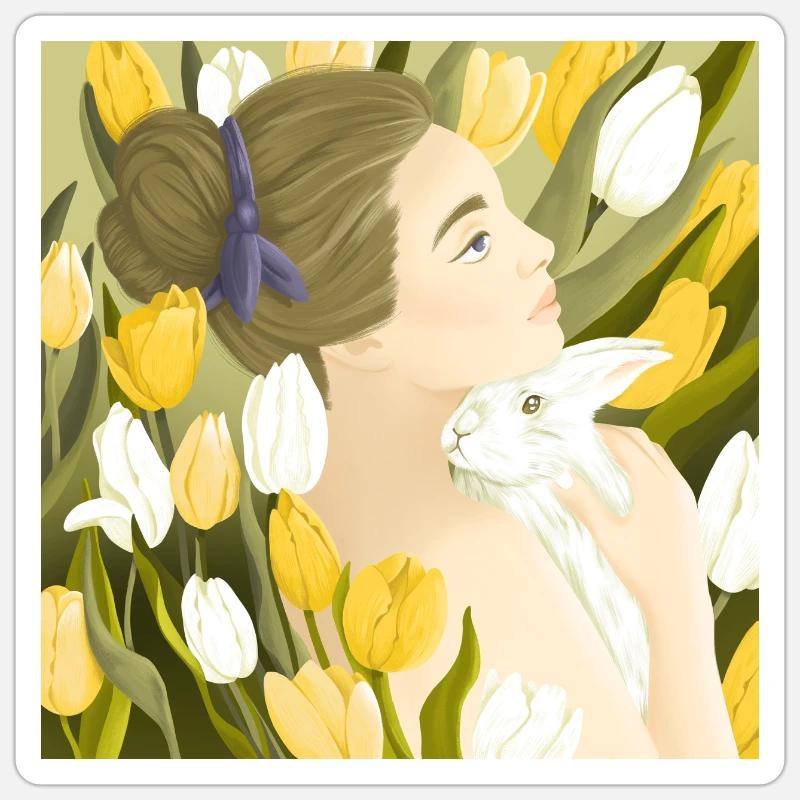 spring Sticker size S (10 x 10 cm)