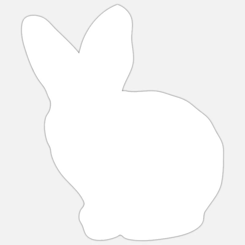 lapin Sticker taille S (10 x 10 cm)
