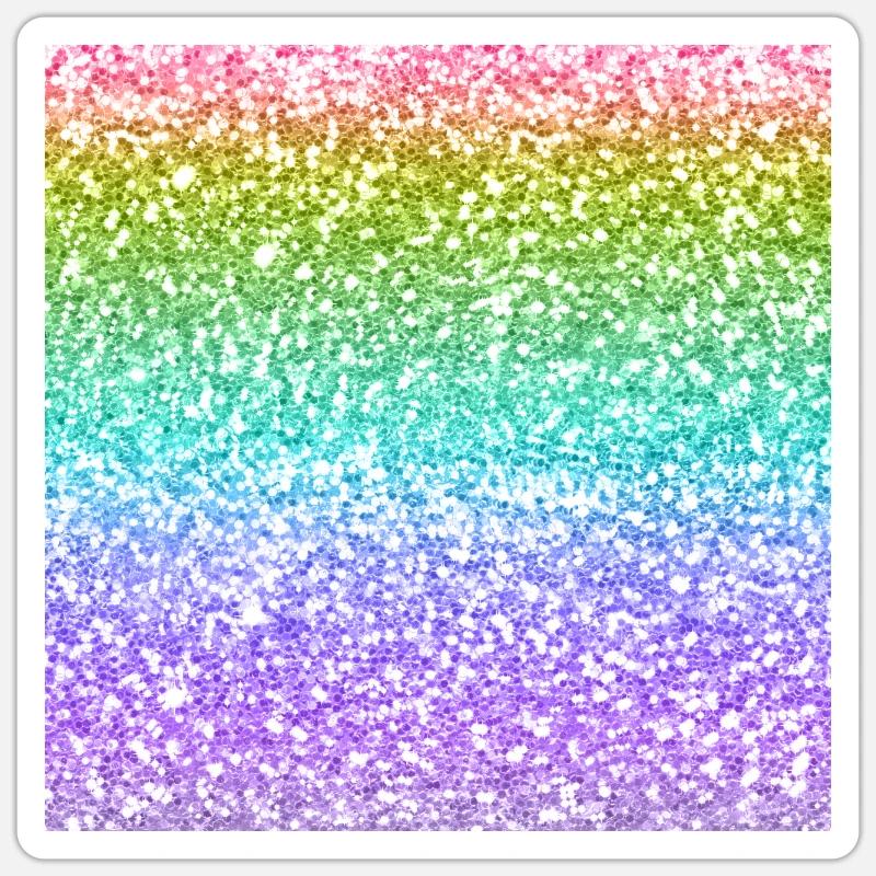 Rainbow Sparkle Sticker size S (10 x 10 cm)