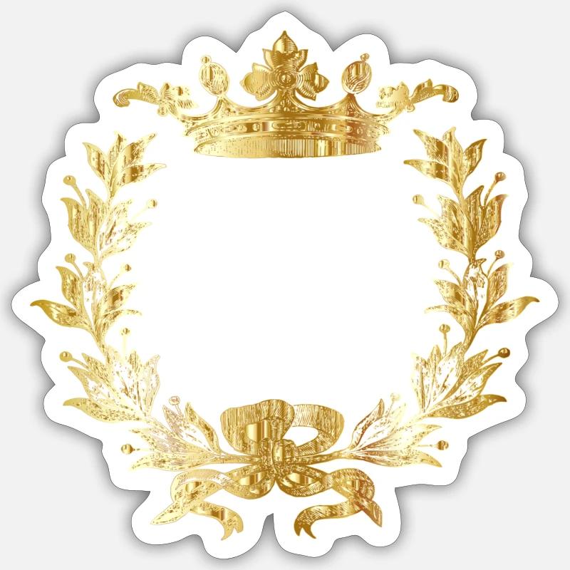 Krone Sticker Größe S (10 x 10 cm)