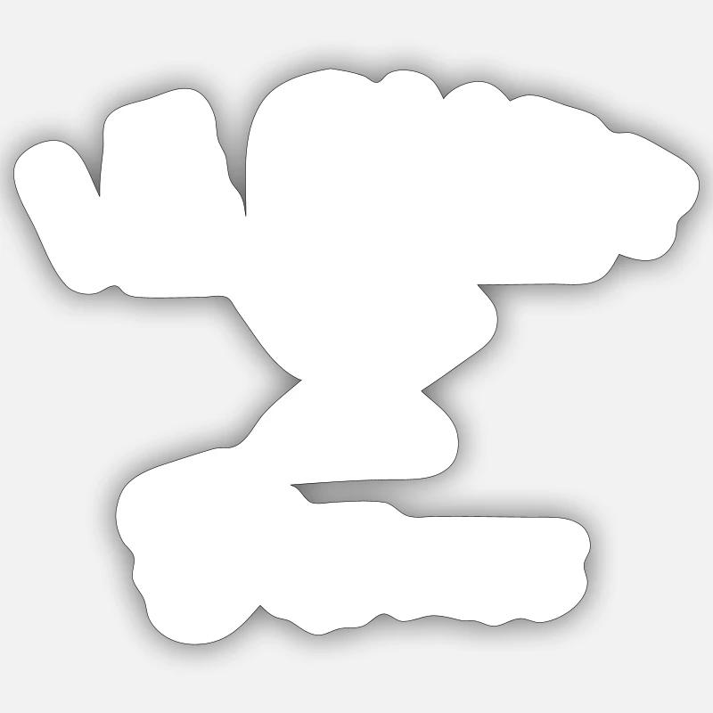 Sticker Größe S (10 x 10 cm) - 