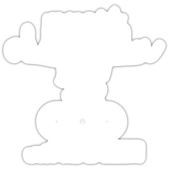 Warum ich ohne Akku fahre? - Sticker Größe S (10 x 10 cm) - Mattweiß - Vorne