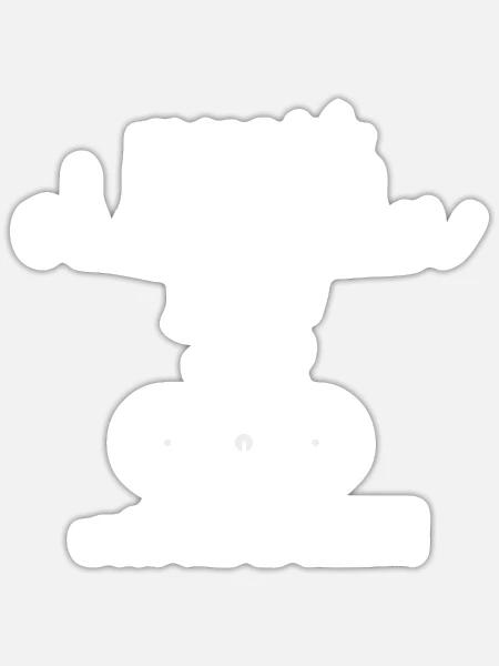 Warum ich ohne Akku fahre? - Sticker Größe S (10 x 10 cm) - Mattweiß