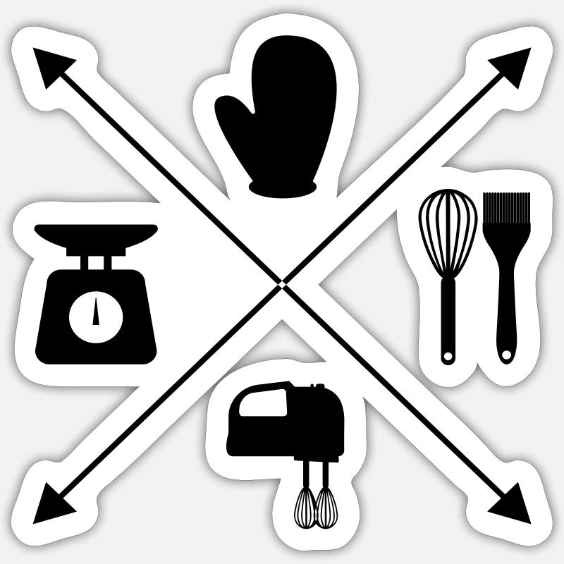 Sticker Größe S (10 x 10 cm) - 