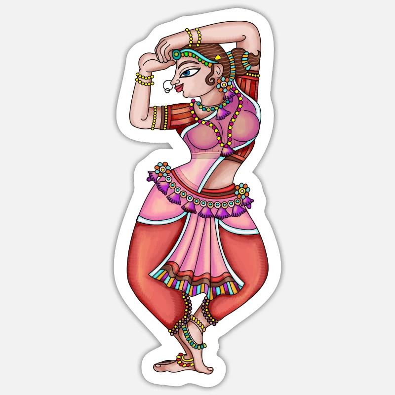 dancer Sticker size S (10 x 10 cm)