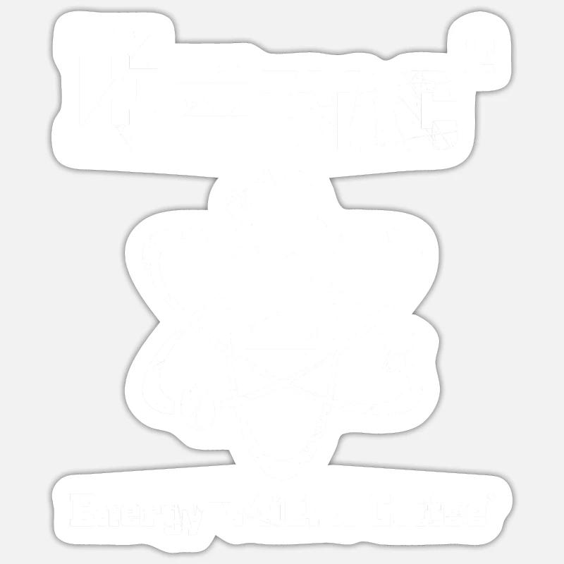 Physik Lehrer | Physiker Wissenschaft Geschenkidee - Sticker Größe S (10 x 10 cm) - Mattweiß