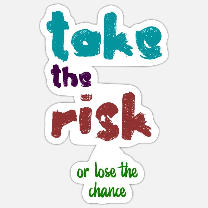 Motivation - Sticker taille S (10 x 10 cm) - blanc mat