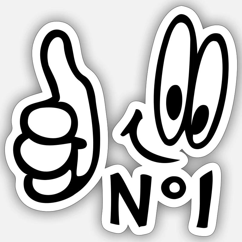 Sticker Größe S (10 x 10 cm) - 